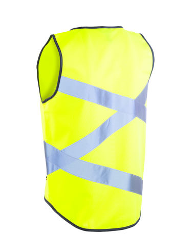 Reflexion weste Wowow Crossroad Medium - Gelb