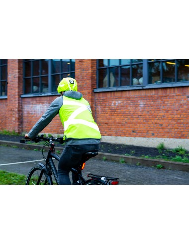 Reflexion weste Wowow Crossroad Medium - Gelb