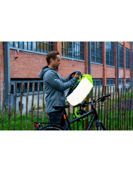 Regenschutz Rucksack Wowow Aqua LED 20-25 Liter - Reflektierendes Gelb