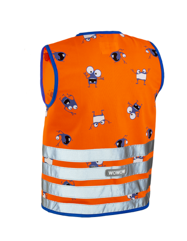 Reflexion Weste für Kinder Wowow Goyo Medium - Orange