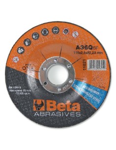 Trennschleifscheiben für Stahl und Inox Beta Tools ø125 mm gekröpfter Ausführung