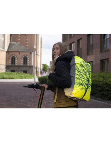 Regenschutz Rucksack Wowow Ottowa 20-25 Liter - Reflektierendes Gelb