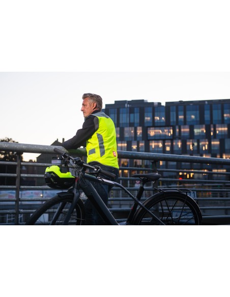Reflexion Weste Wowow Tegra Yellow - XXLarge