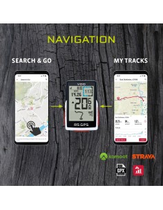 Fahrradcomputer VDO R5 GPS Top Mount Set HR +