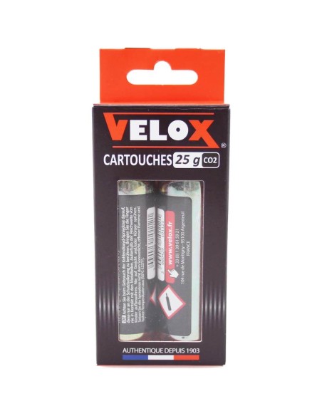 CO2 Kartusche Velox mit Gewinde 16 Gramm - 3 Stück im Blister