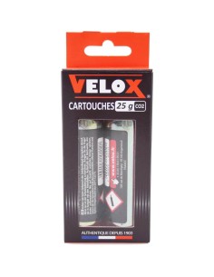 CO2 Kartusche Velox mit Gewinde 25 Gramm - 2 Stück im Blister