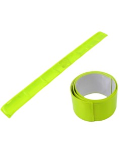 Reflectierendes Puls/Knöchelband  "Snap-On" Gelb 2 Stück
