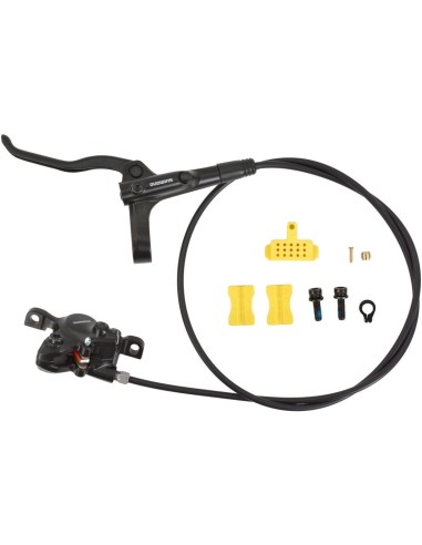 Hydraulischer Scheibenbremssatz Shimano MT200 für vorne - ohne Bremsscheibe - Schwarz