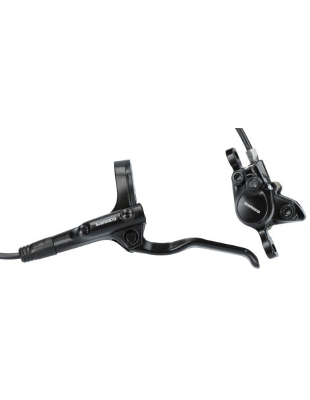 Hydraulische Scheibenbremse Shimano MT200 Vorderrad - ohne Bremsscheibe - Schwarz (Werkstattverpackung)