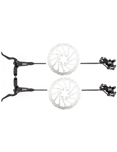 Hydraulischer Bremssatz Elvedes HP4000 inkl. Bremsscheiben ø160mm