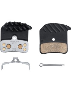 Bremsbeläge für Scheibenbremse Shimano H03C Metal mit Kühlrippen