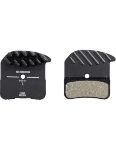 Bremsbeläge für Scheibenbremse Shimano H03A Resin mit Kühlrippen