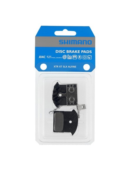 Scheibenbremsbeläge Shimano J04C Metal mit Kühlrippen