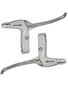 Hebelsatz Saccon für Rollenbremse - 4 Finger - Satin/Silber
