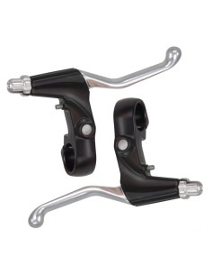 Bremshebel Satz Saccon 3 Finger - Silber/Schwarz