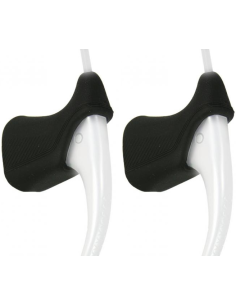Bremshebel Cover Set SACCON Race Schwarz (Kabel Außenum)