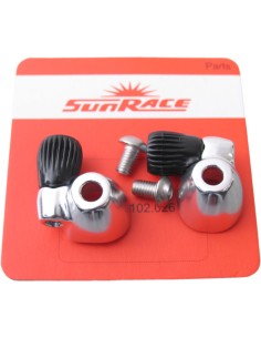 Down-Tube Kabelhalter Sunrace SP131 (Links und Rechts - Silber (1 Satz)