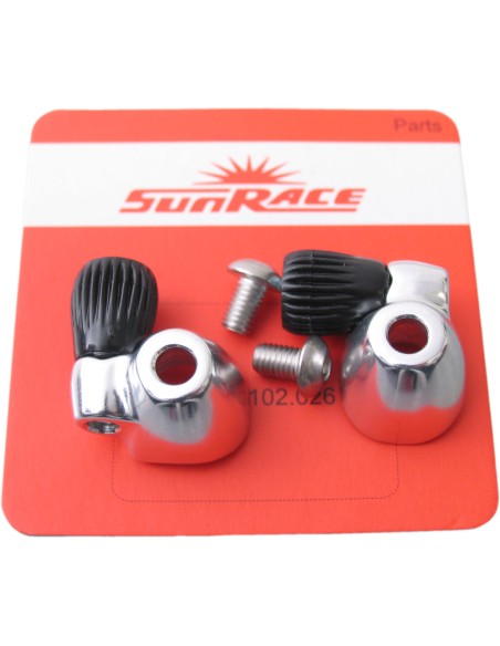 Down-Tube Kabelhalter Sunrace SP131 (Links und Rechts - Silber (1 Satz)
