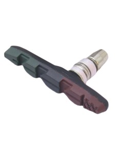Bremsschuh Satz Edge für V-Bremse -Triple Colours (Schwarz/Grün/Braun)