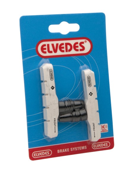 Bremsklotz Satz für V-Bremse Elvedes 72mm - Weiß