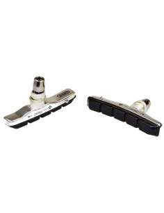 V-Type Felgenbremsklotz Satz Elvedes 72mm mit Aluminiumkartusche (blister)