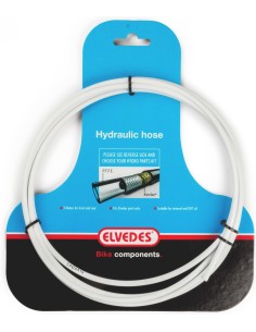 Hydraulische Bremsleitung Elvedes mit PTFE-futter und Kevlar Schutz - Weiß