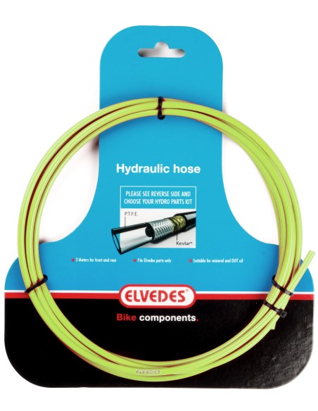 Hydraulische Bremsleitung Elvedes mit PTFE-futter und Kevlar Schutz - Grün